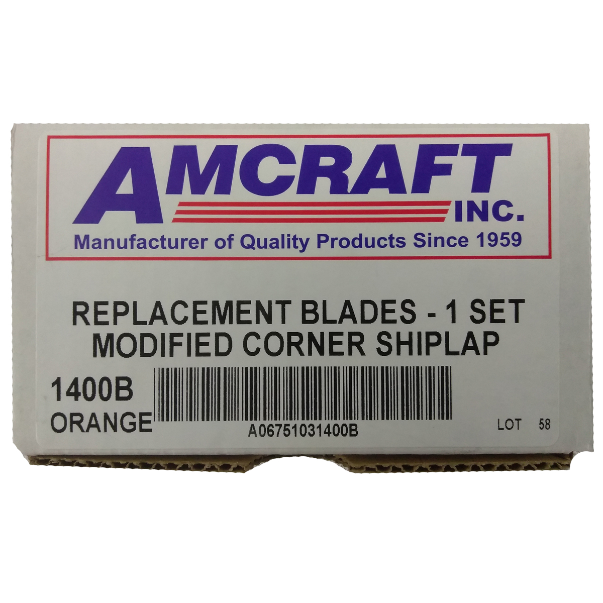 Amcraft Orange Modified Shiplap Replacement Blades